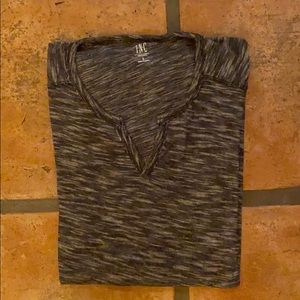 INC large v neck short sleeve shirt